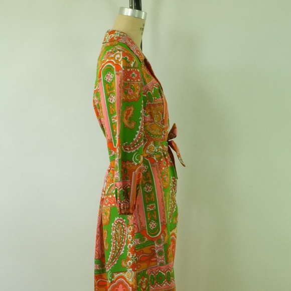 vintage mod 1960s dress | vtg retro 1960s dress - Picture 7 of 16